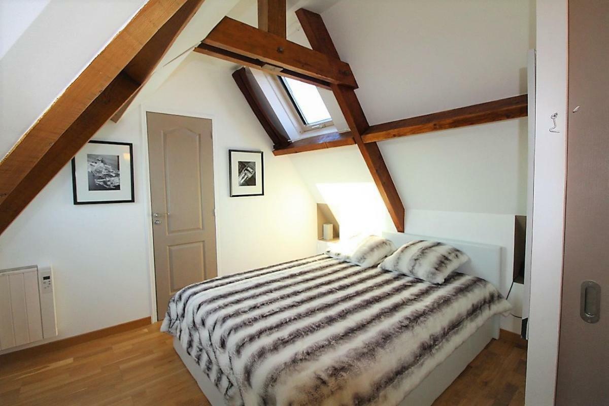 Cadre Exceptionnel: Duplex Classe 4**** Tennis, Piscine, Parking, Linge Inclus, Wifi, Materiel Bebe, Proximite Centre Deauville Luaran gambar